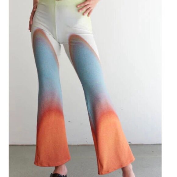 Free People Mandinga Otto Flared Legging Pants-Retro size XS - Picture 2 of 8